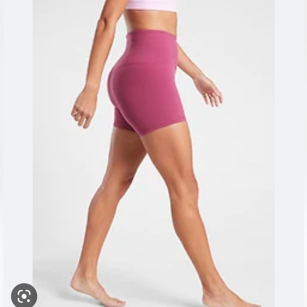 Athleta Ultra High Rise Elation Shortie 3” Inseam Vintage Plum 1X
